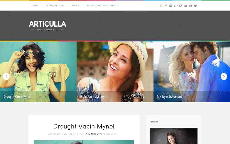 Articulla Personal Blogger Template